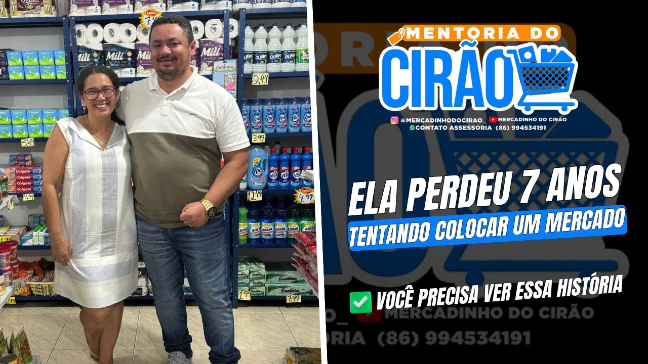 ELA TINHA 7 ANOS TENTANDO COLOCAR UM MERCADO