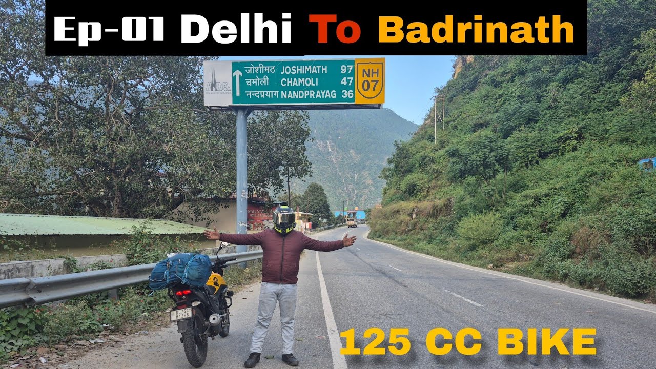 2025 Delhi To Badrinath Dham By Bike | Raider 125 | With Pillion #Badrinath #manavillage #Raider 125