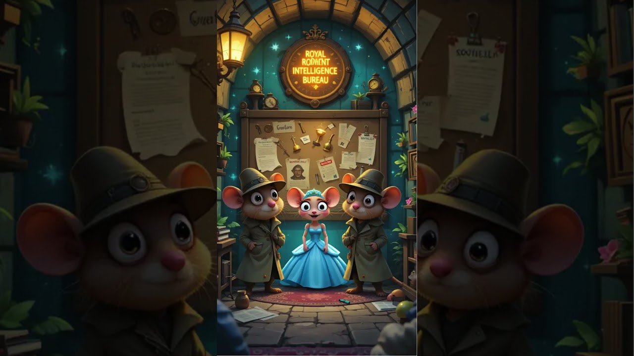 Cinderella and the Talking Mice Detectives 🐭🔍 english version 