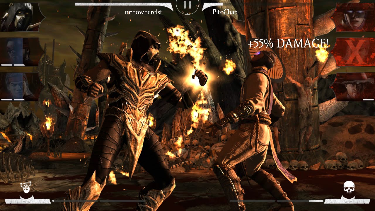 Mortal Kombat X Mobile - Injustice Scorpion, Liu Kang, Kenshi: Fire Team [Android/iOS]