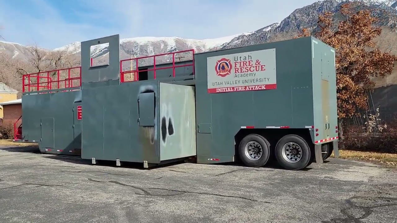 Utah Fire & Rescue Academy Initial Fire Attack Training Trailer