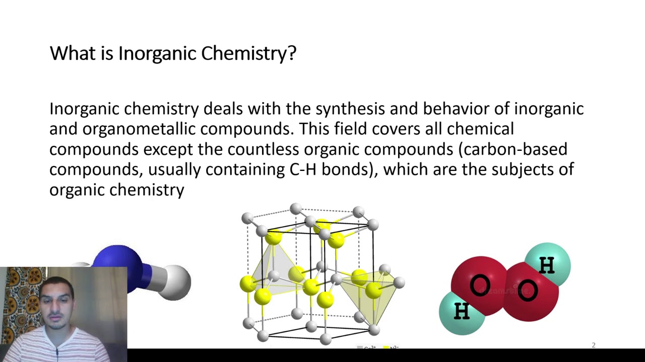 Inorganic chemistry | 00 | Course Introduction