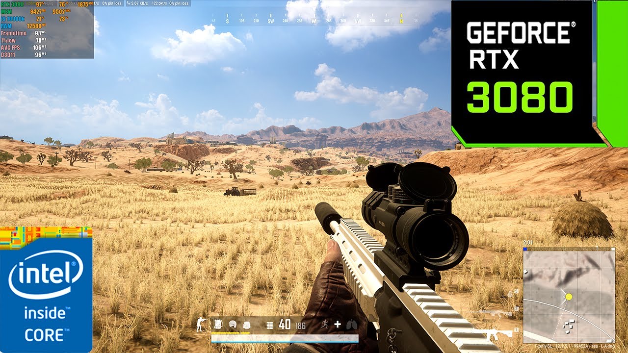 PUBG Miramar 3.0 | RTX 3080 10GB ( 4K Ultra Graphics )