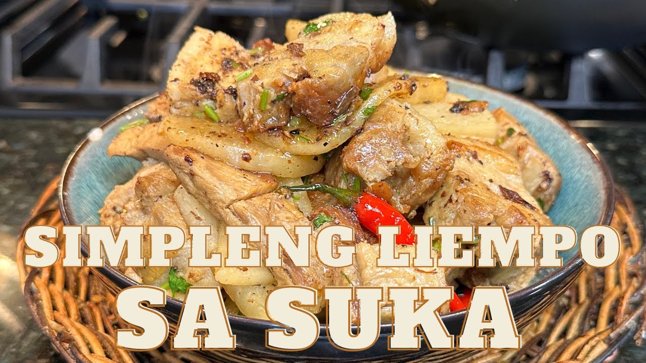 Simpleng luto ng Liempo at Suka!
