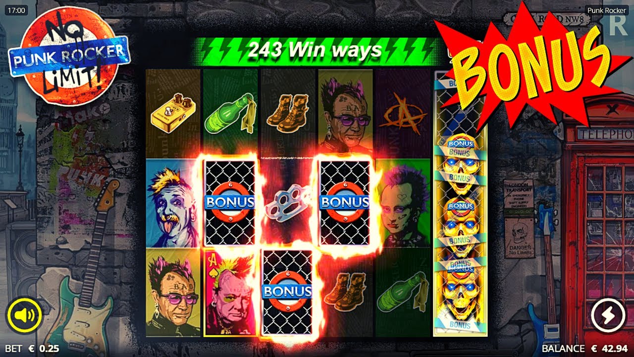 🤑 Punk Rocker Slot 🤑 Big Win  2866X MICRO STAKES MADNESS!