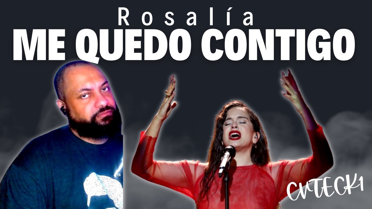 FIRST TIME REACTING TO | Rosalía canta 'Me quedo contigo' | Goya 2019