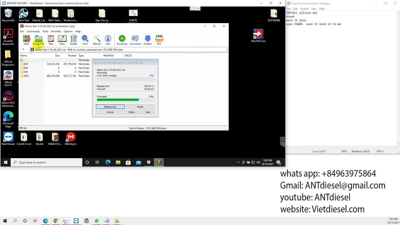 ALLISON DOC 2020.2 video install toturial