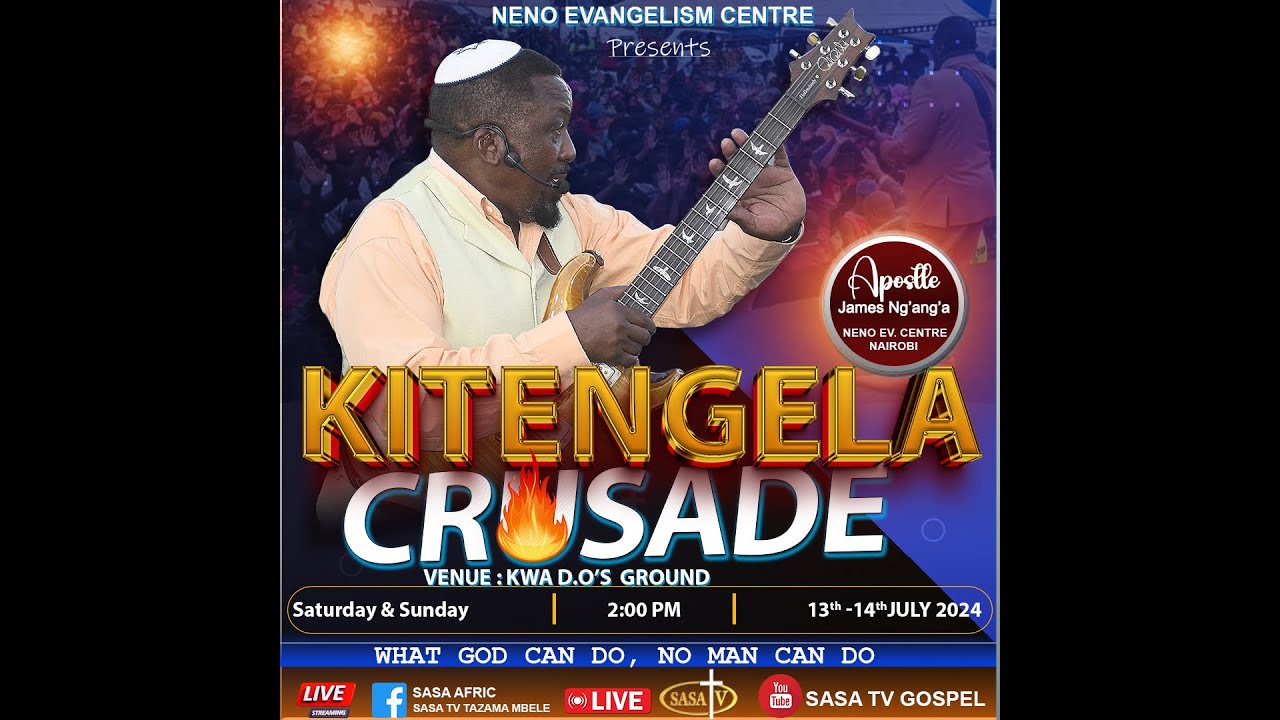 KITENGELA CRUSADE SERVICE LIVE BROADCAS. 13.7.2024