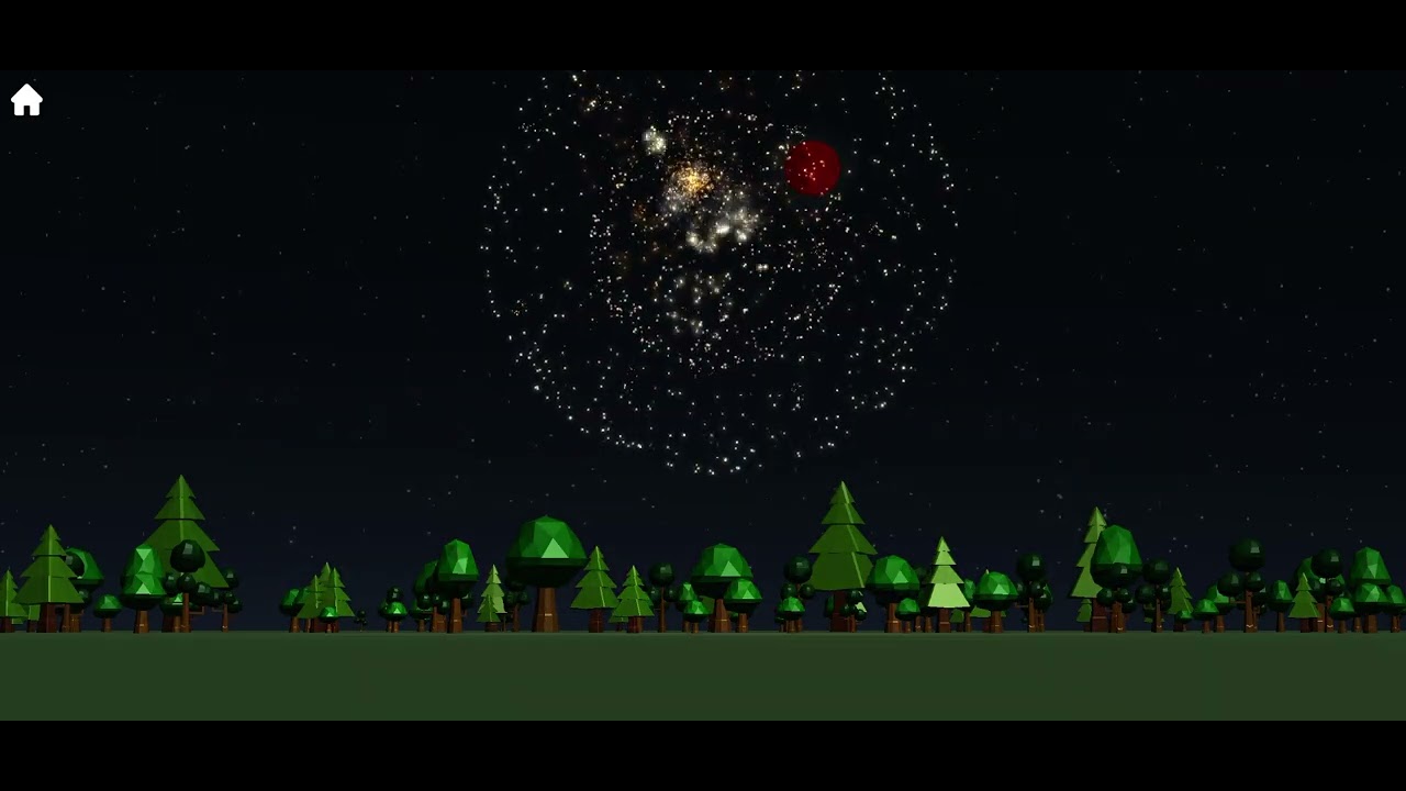 Playing the fireworks game and they had new fireworks ￼
