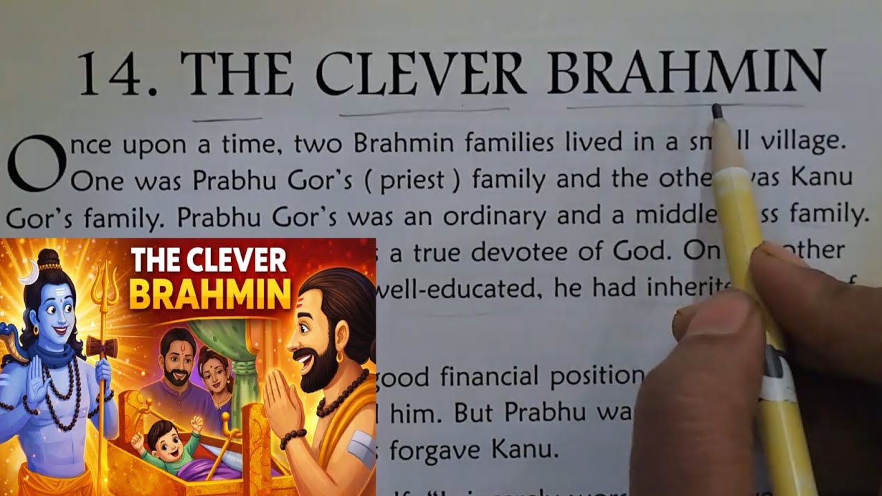 चतुर ब्राह्मण/The Clever Brahmin/English Padhna Kaise Sikhe/Learn English Through  Story 