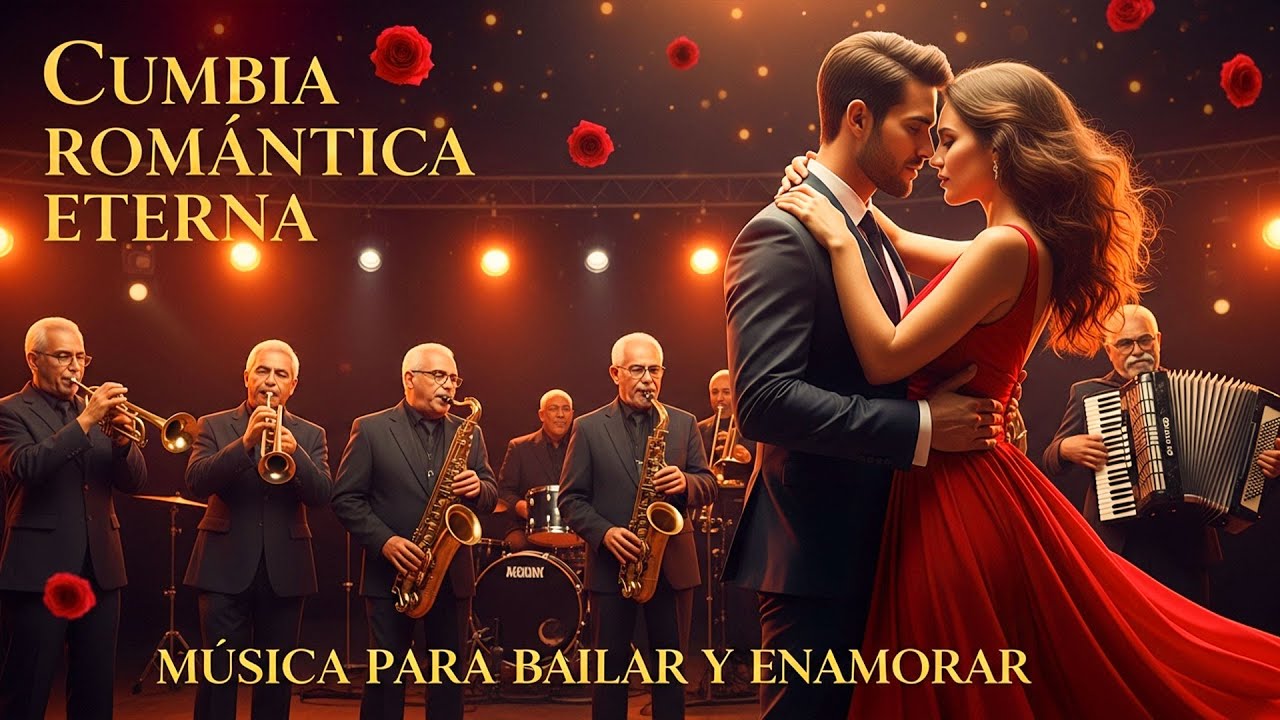 🌹✨ Cumbia Rom&aacute;ntica Eterna con Los &Aacute;ngeles Azules | Mix Oficial &ndash; M&uacute;sica para Bailar y Enamorar 💃🕺