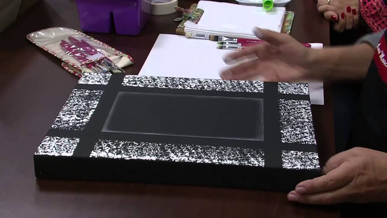 Mulher.com 10/07/2015 Ana Maria Guimarães - Pintura em tela hibisco Parte 1/2