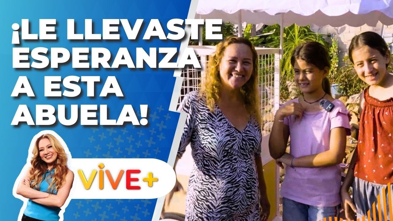 Una ABUELA VALIENTE y el MILAGRO de la GENEROSIDAD [AYUDA HUMANITARIA ]| Vive Más Tv