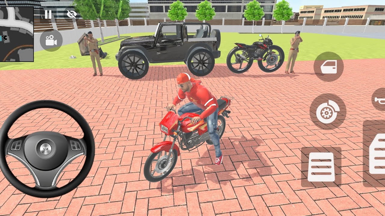 🎮 Rishu Order By 1️⃣ Modify Thar & Modify Pulsar Big wheels in 🇮🇳 Indian Bike Theft Auto Simulator 
