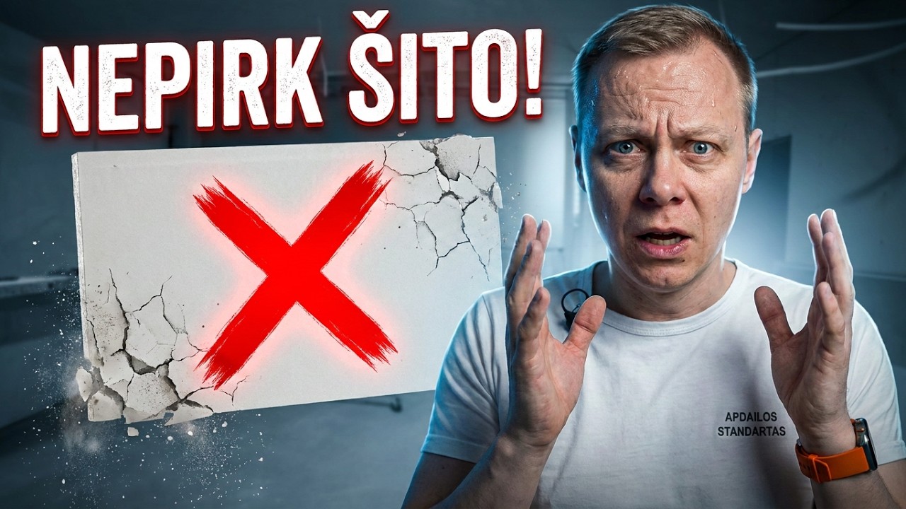 GIPSKARTONAS PRIVALUMAI IR TRŪKUMAI! GIPSKARTONO RŪŠYS IR PANAUDOJIMAS!