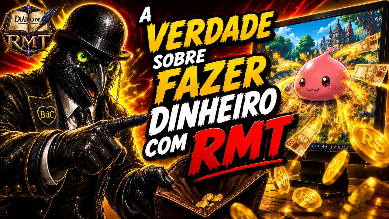 A verdade sobre fazer DINHEIRO com RMT - Dinheiro com Jogos RMT