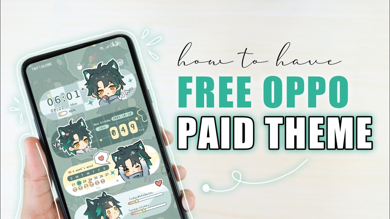 🌵 how to apply paid themes on oppo phones permanently - to make your phone cute and aesthetic