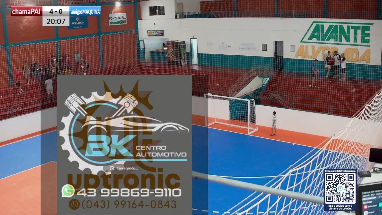 SEGUNDA SEMANA DE CAMPEONATO MUNICIPAL DE FUTEBOL DE SALÃO - ALVORADA DO SUL - PR TERÇA FEIRA