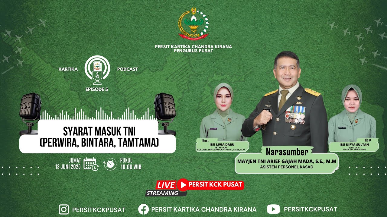 Syarat Masuk TNI (Perwira, Bintara dan Tamtama) | Kartika Podcast