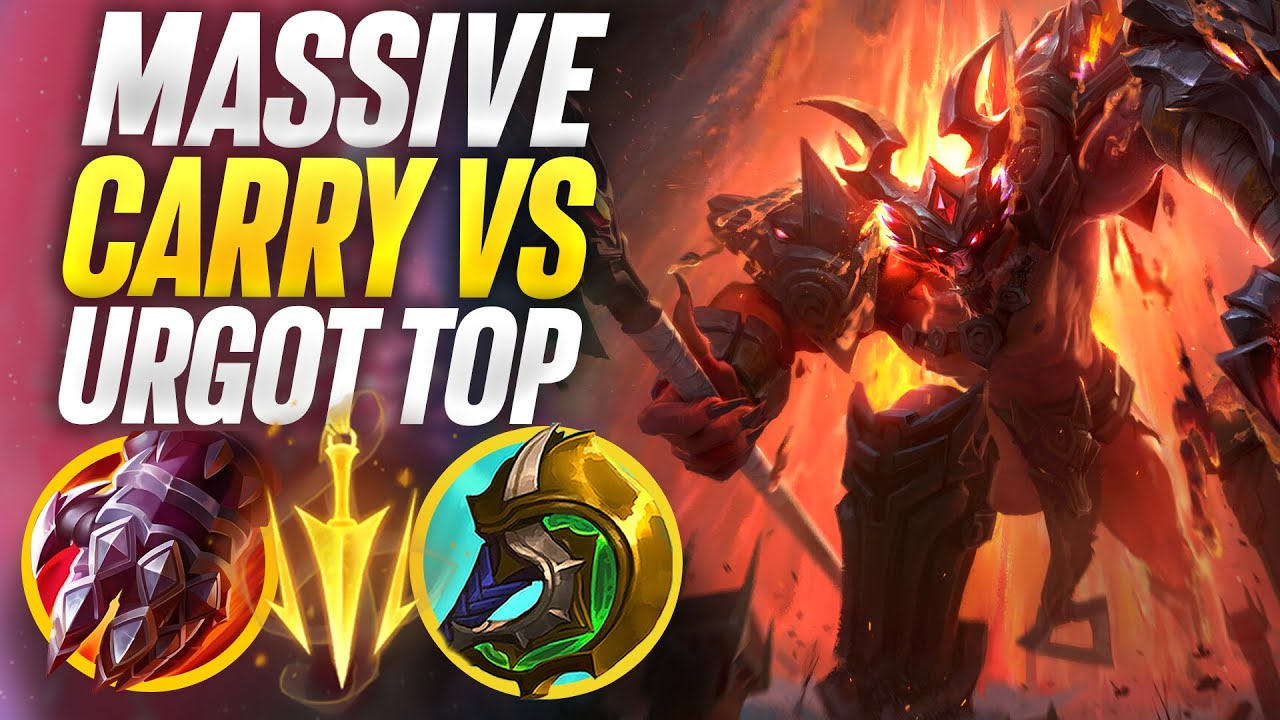 Massive Carry vs Urgot Toplane | Carnarius | League of Legends