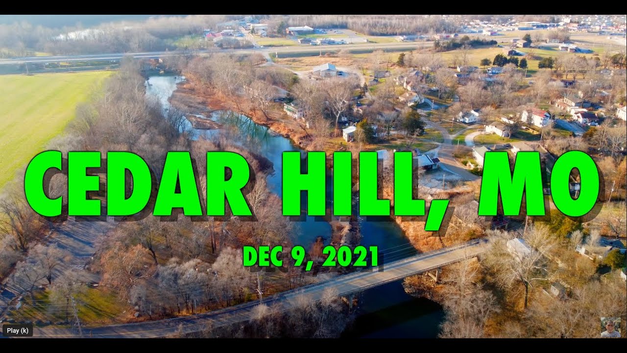 Fly with me over Cedar Hill, MO. on 211209 in 4K