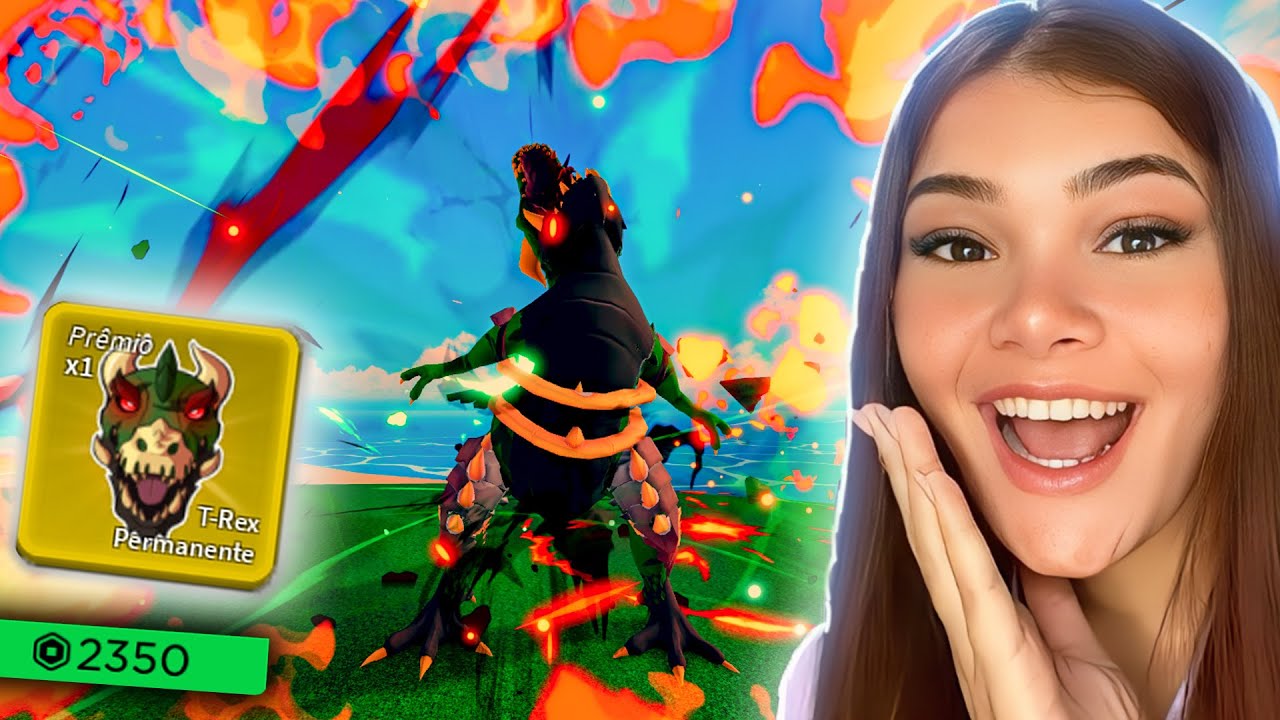 OQUE OFERECEM NA T-REX PERMANENTE no Blox Fruits 🦖😳 (Ep.87)