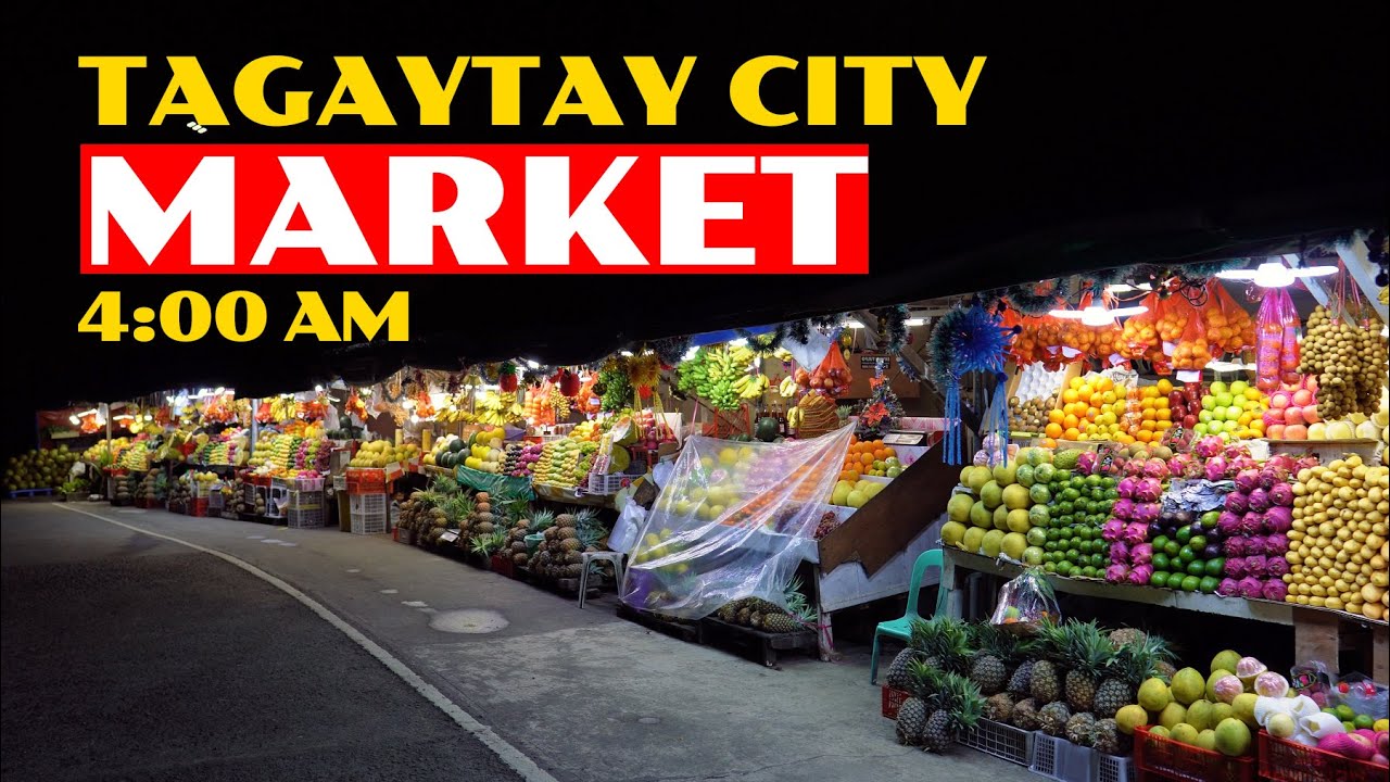4 AM Public Market Tour : Tagaytay Public Market  | Cavite Philippines 🇵🇭