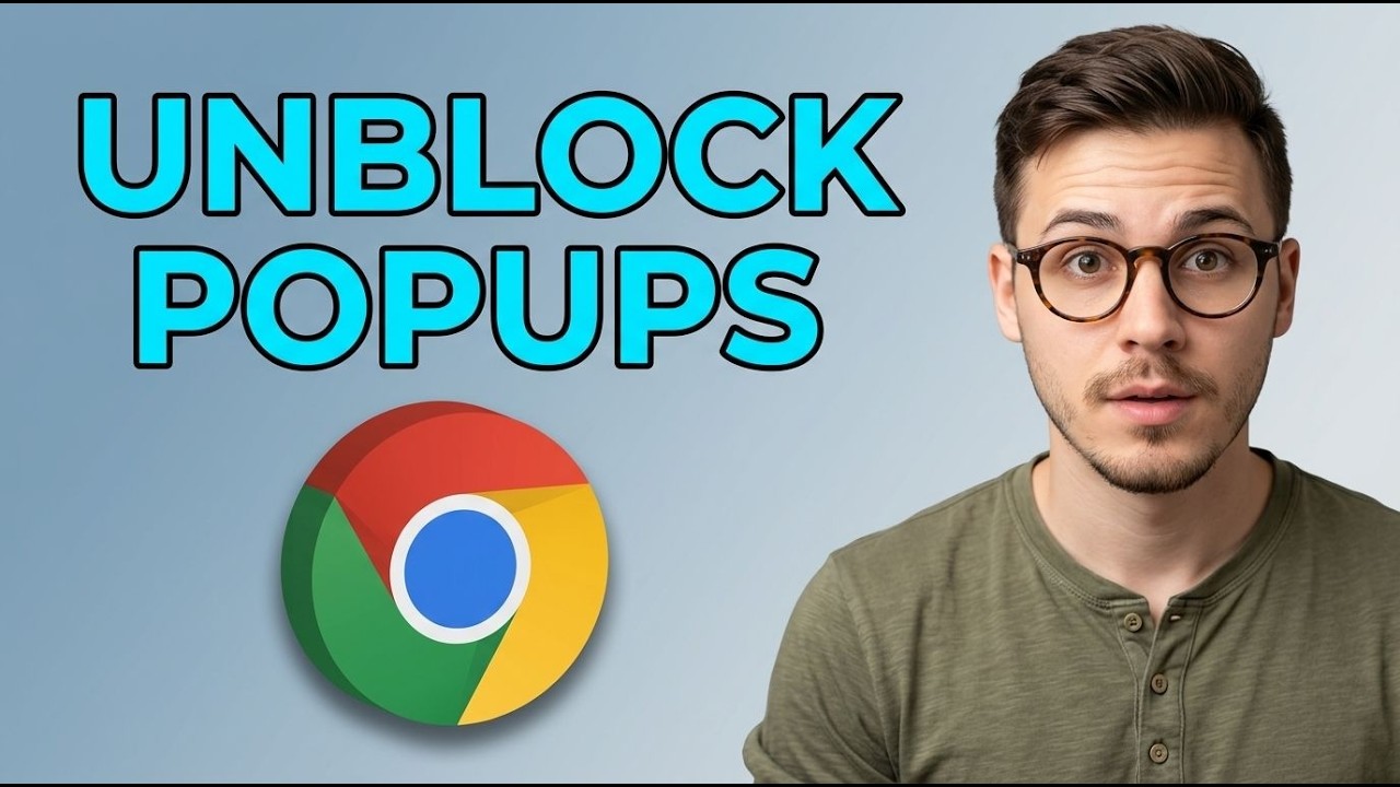 How To Disable The Popup Blocker In The Google Chrome Web Browser  PC [2026 Guide]