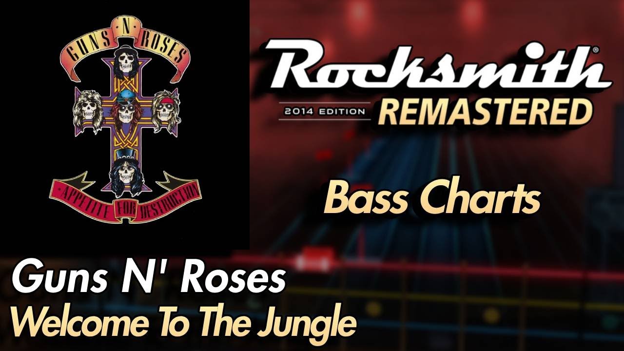 Guns N' Roses - Welcome To The Jungle | Rocksmith® 2014 Edition | Bass Chart