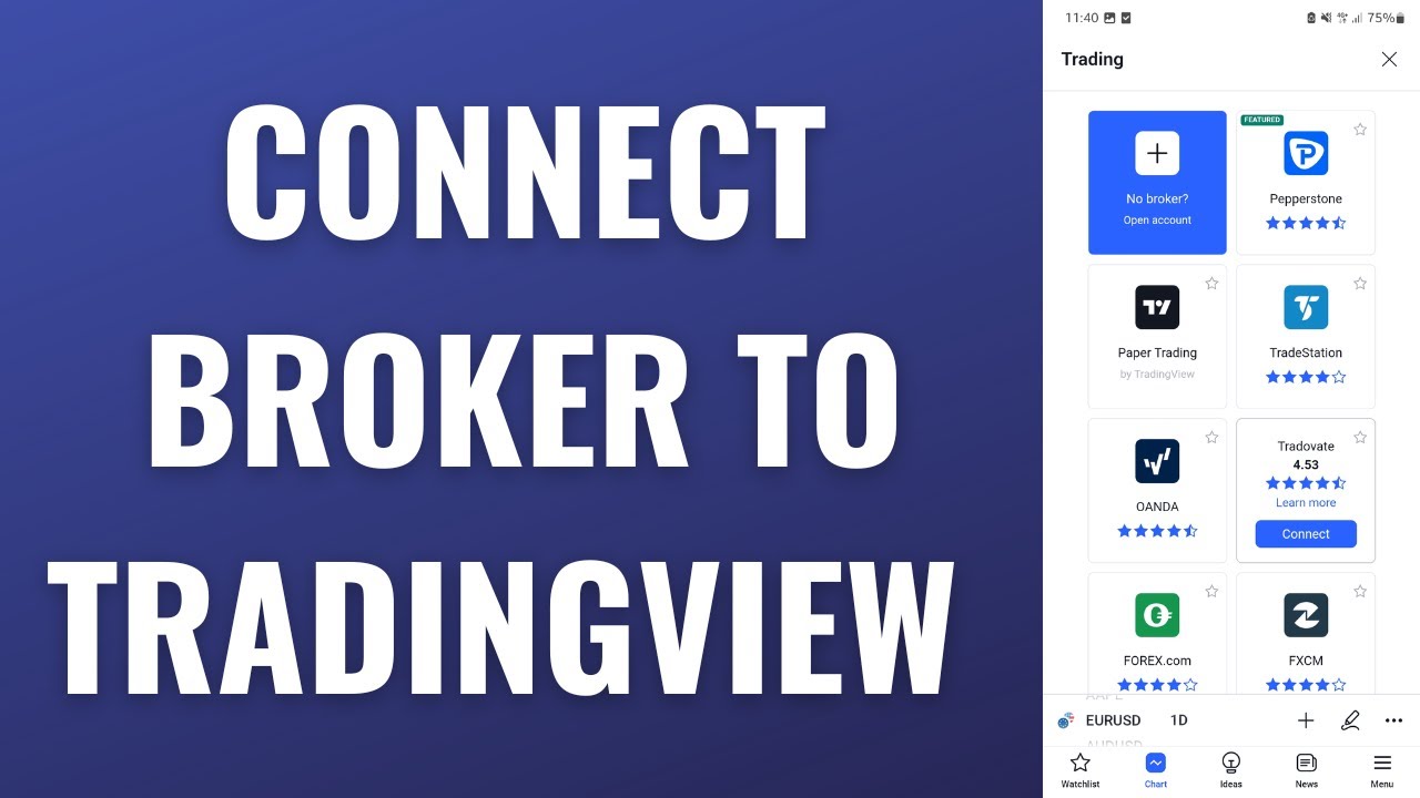 How to Connect Broker to TradingView Mobile (2024)