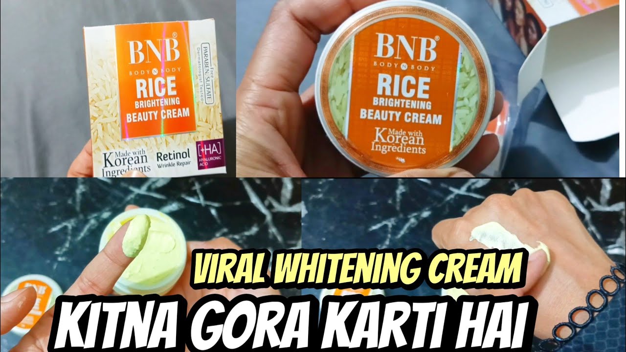 BNB rice beauty cream | kaisa work karti hai | Honest reviews @storiesbyrubab 