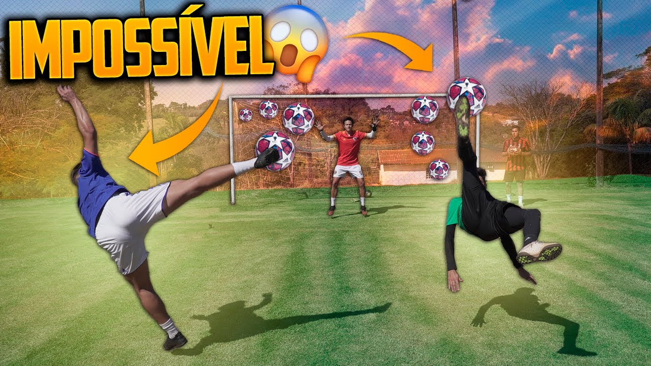 COMO ELES FIZERAM ISSO NO FUTEBOL?! (golaço)