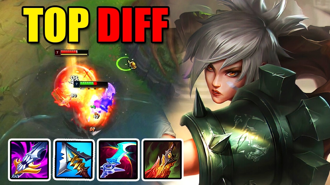 Rank 1 Riven Main vs Challenger Ambessa | Hard Carry Top Lane Matchup