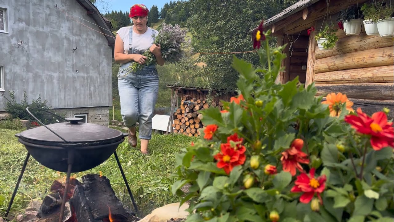 Rural charm: Family well-being in a mountain village gained by hard work