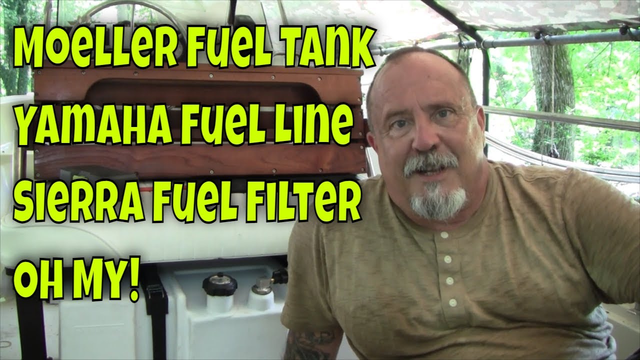 Installing The Moeller Fuel Tank And Sierra External Filter on the Montauk 17 Restoration 18