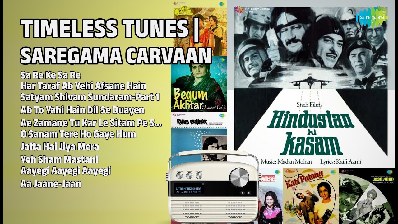 सुनहरे नगमें | Saregama Carvaan | Asha Bhosle Songs | Sa Re Ke Sa Re