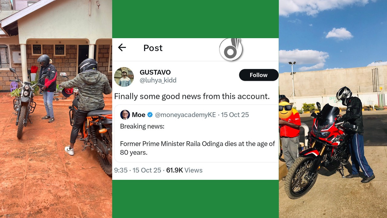 POPULAR Nairobi Biker Gustavo  Dies In Road Accident !