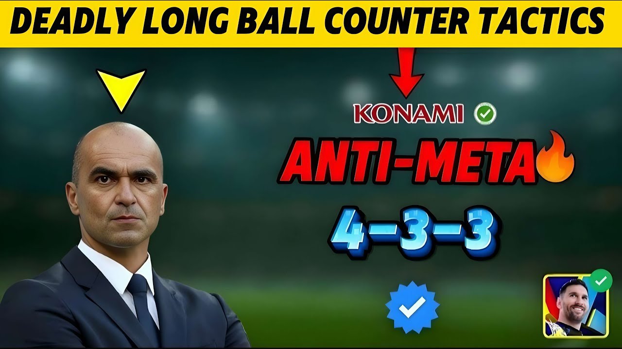Deadly 4-3-3 Long Ball Counter Tactics in eFootball 2026 Mobile! Elite Strategy That Wins ☠️