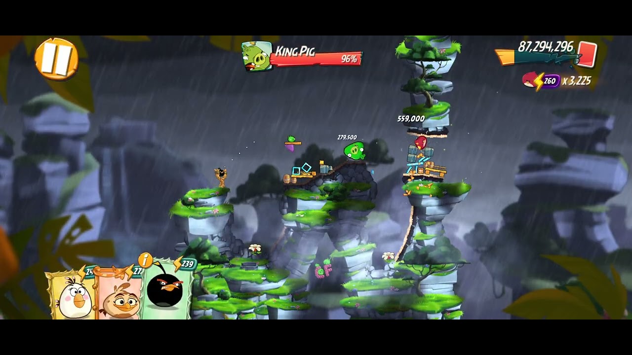Angry birds 2 Daily challenge 445. Boss room only. Level 2260. February 1/2026