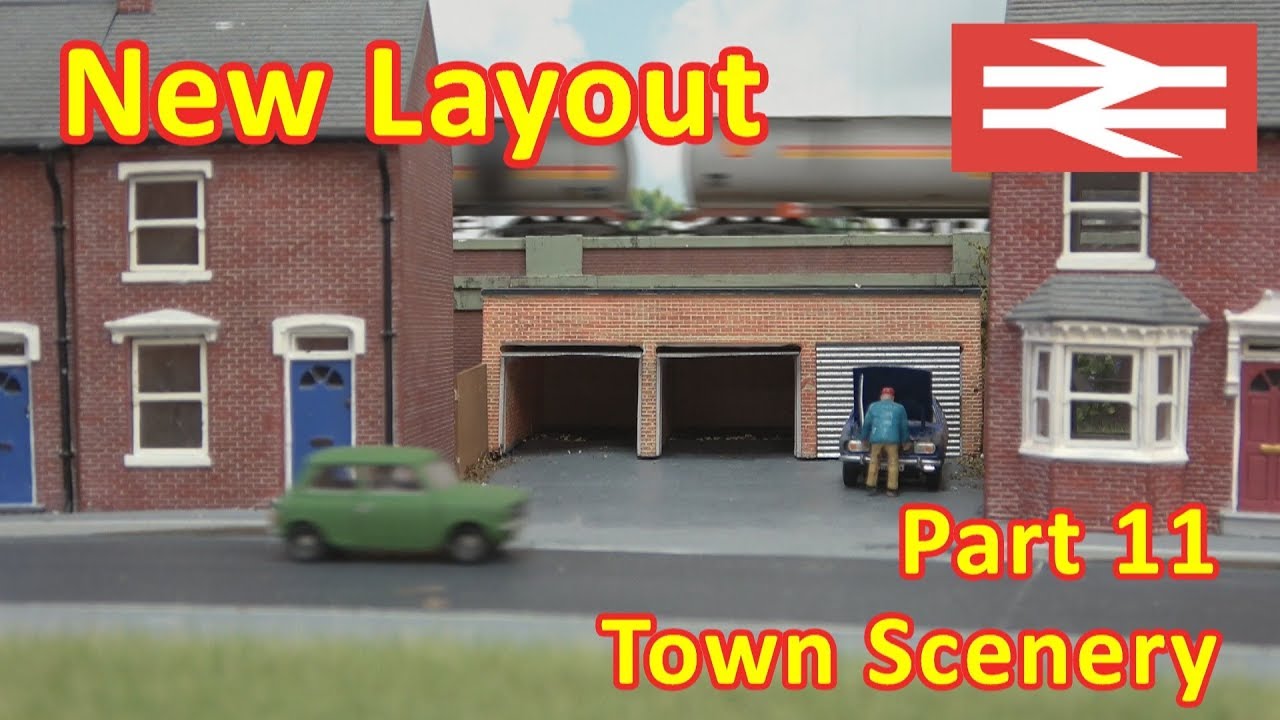 New Layout Build - Starting the town scenery