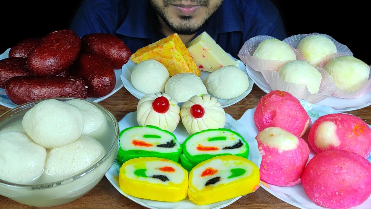 EATING SWEETS/DESERTS | DIFFERENT TYPES OF SWEETS | FOOD EATING VIDEOS | EATING SOUNDS