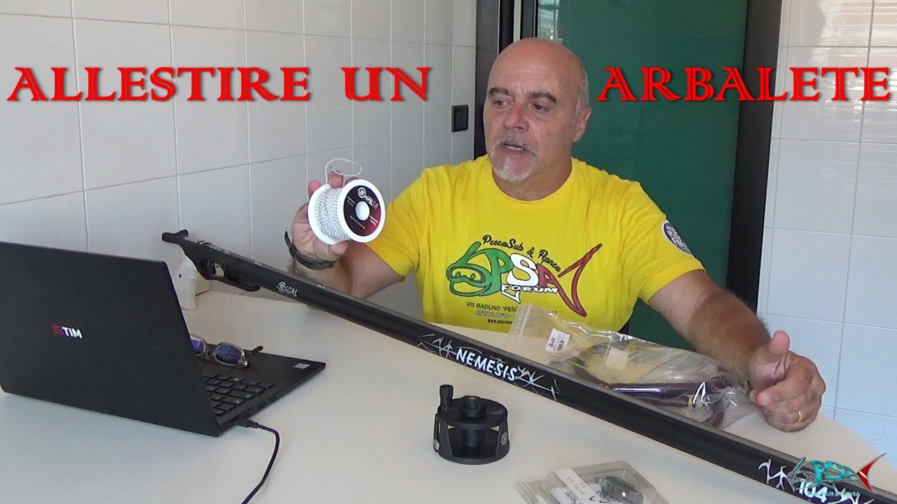 pescasub | ALLESTIRE e PREPARARE un FUCILE ARBALETE da zero - English subtitles