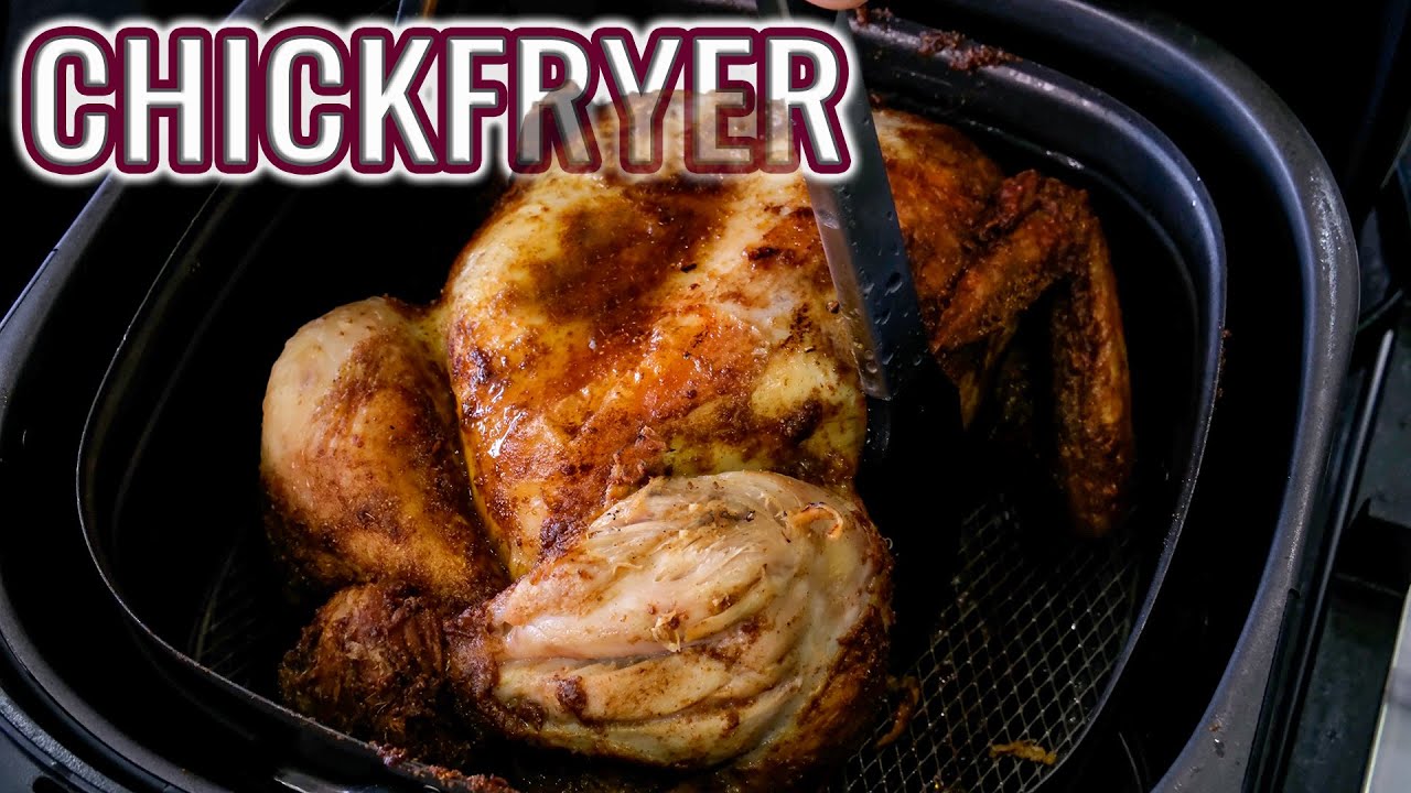 HAVA FRİTÖZÜNDE BÜTÜN TAVUK ve ÇİĞDEN PATATES | DEĞER Mİ ?| Airfryer'da Bütün Tavuk Tarifi