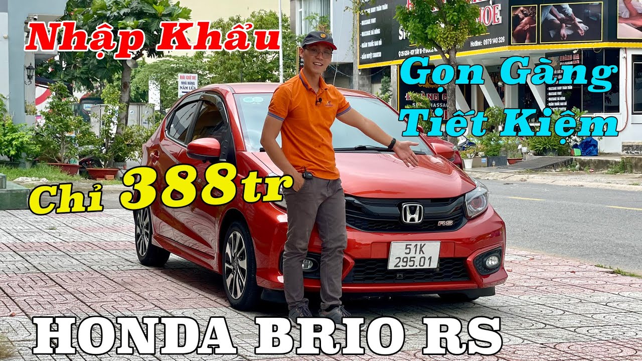 Honda Brio RS 2021 Đăng Ký 6/2022 Nhập khẩu, gọn gàng, tiết kiệm, bền bỉ.