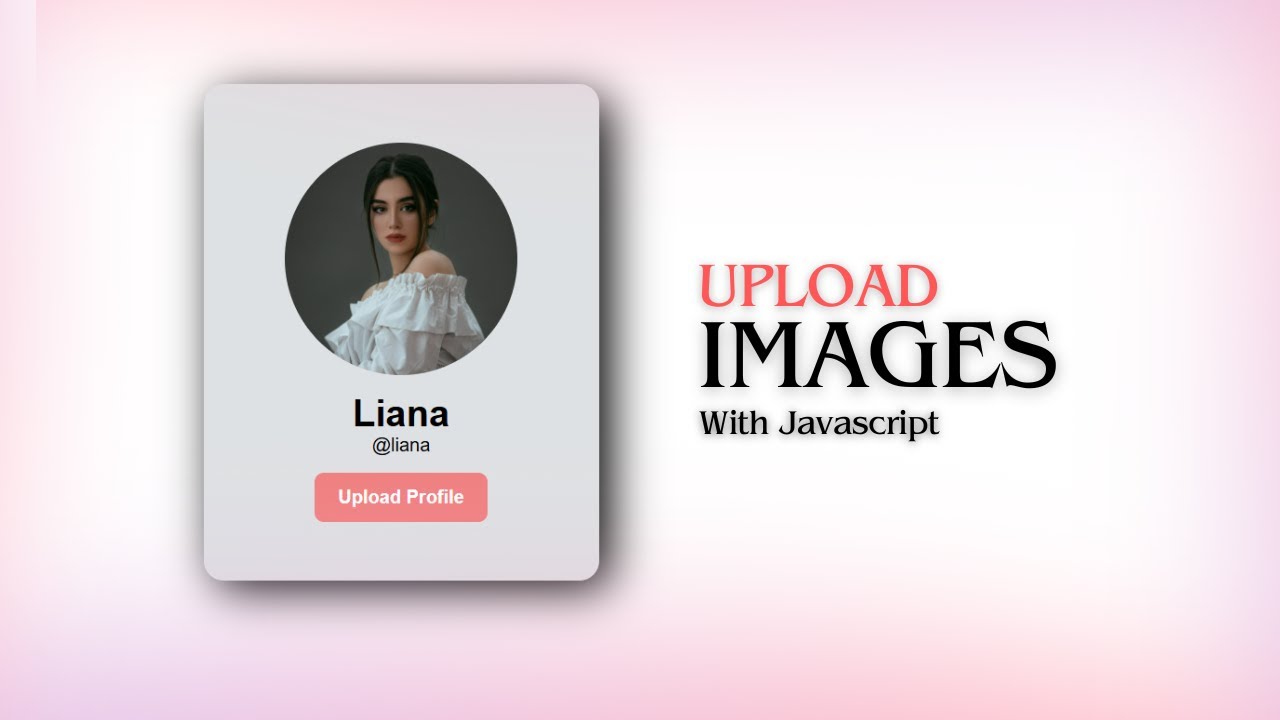 How to Create an Image Uploader Using Simple JavaScript | Beginner Friendly Tutorial 🔥