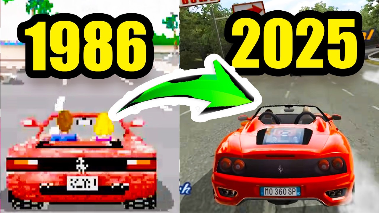 OutRun Evolution 1986 - 2025 Как OutRun стала самой крутой гоночной игрой всех времен!