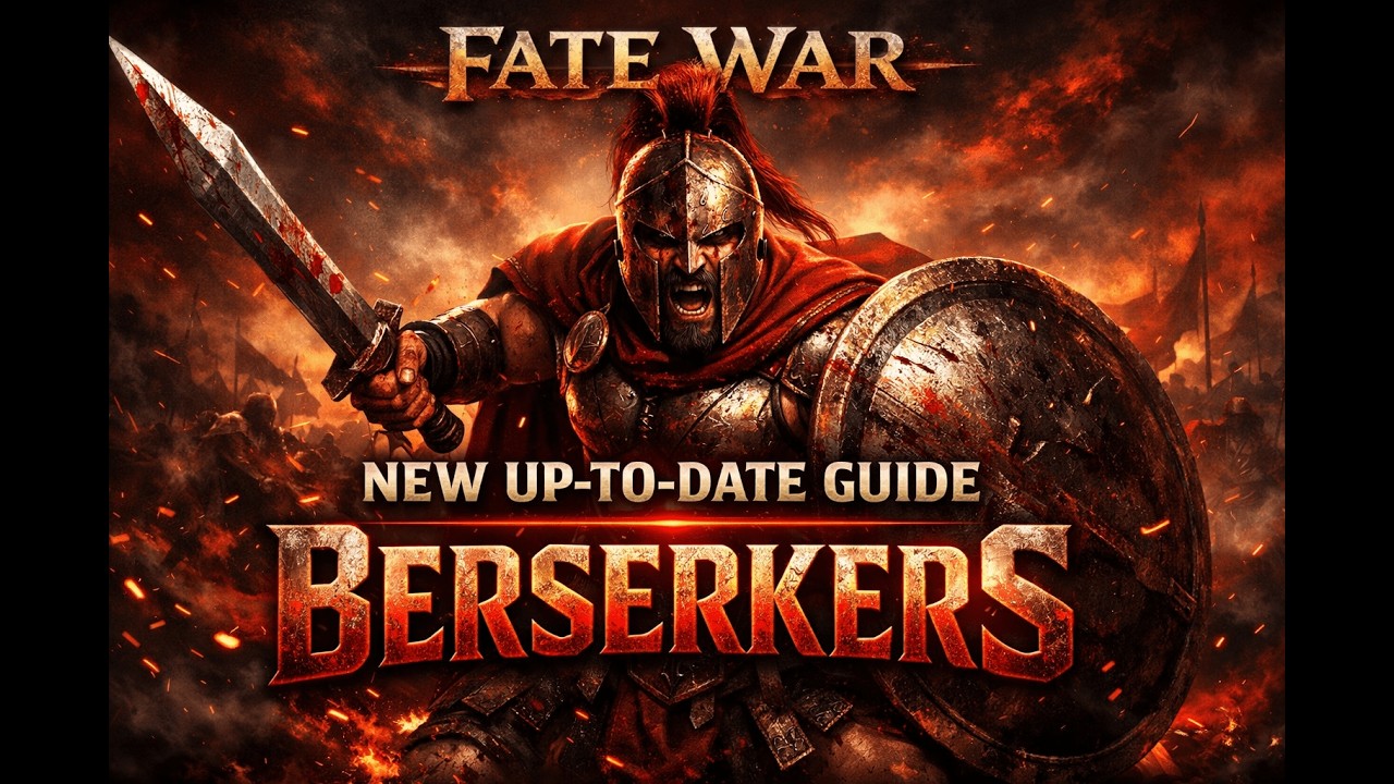 FATE WAR NEW GUIDE BERSERKERS / НОВЫЙ АКТУАЛЬНЫЙ ГАЙД НА БЕРСОВ