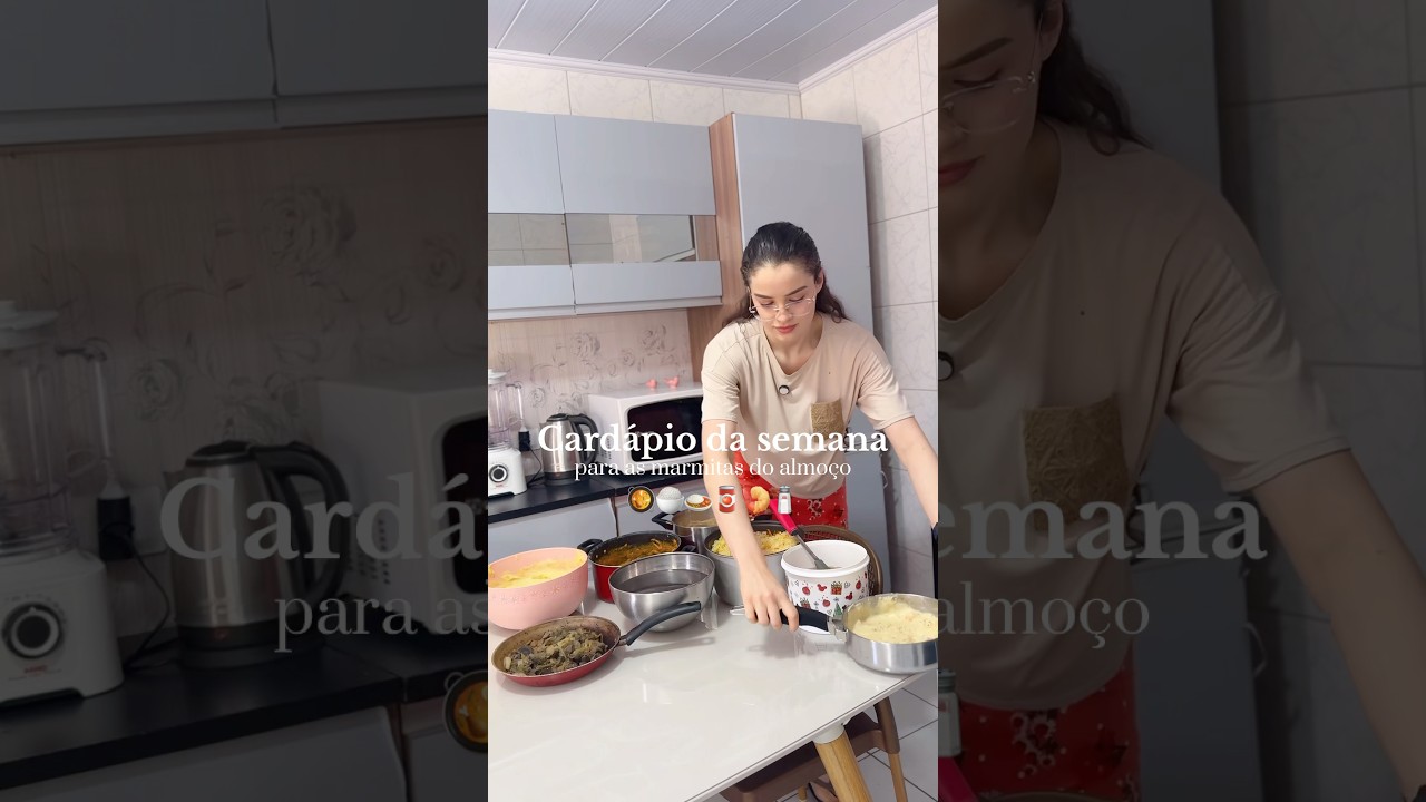 Card&aacute;pio da semana para as marmitas do almo&ccedil;o 👩🏼&zwj;🍳🧂#marmitascongeladas