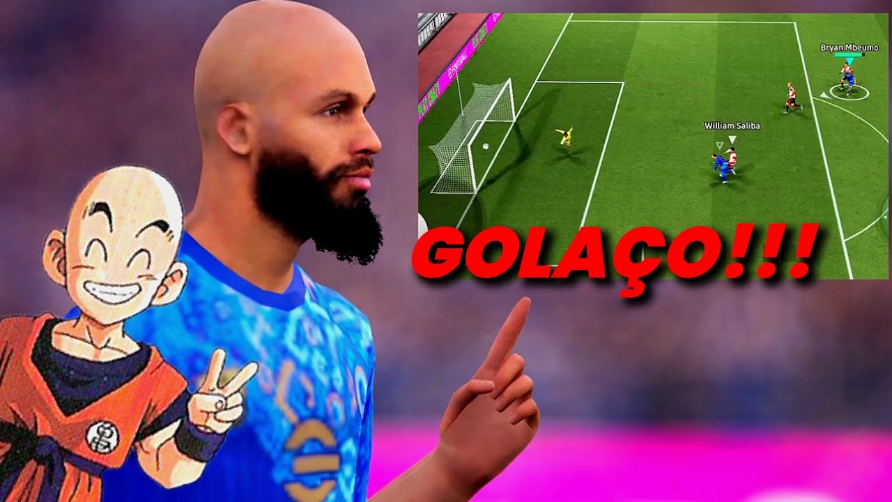 FIZ UM GOLAÇO COM O KURIRIN DO EFOOTBALL KKKKKKJJJJ