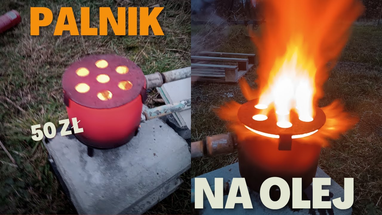 Palnik na olej. Ogrzewanie warsztatu